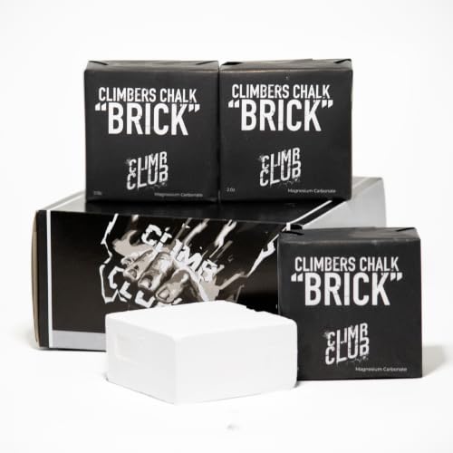 Premium Climbing Chalk Blocks- 100% Magnesium Carbonate for Rock Climbing, Bouldering & Training, Enhanced Grip and Sweat Resistance - size: 8 Pack