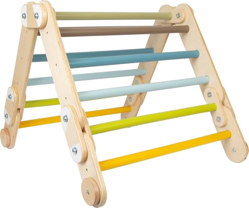 small foot Triangle-Wall Climbing 2in1 Adventure, Wood, 4 Adapters, Movement, from 2 Years 12625, 150 x 64 x 10 cm