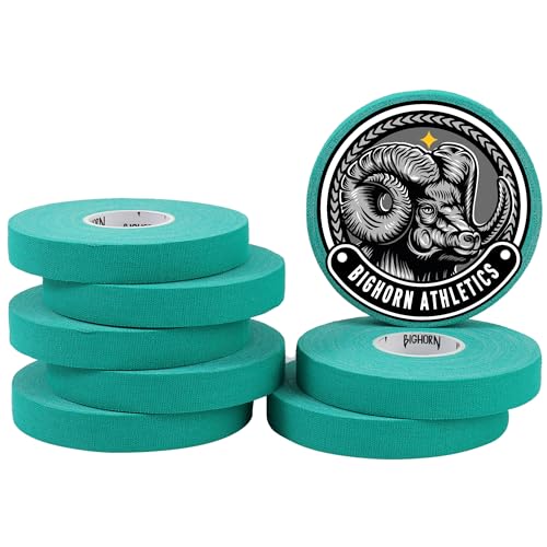 Bighorn Athletics Finger Tape, Male Climber Tin, 0.5" x 45ft, 8Rolls, Green | Climbing tape with retro design tape holder for tension support & bouldering. EZ tear, strong adhesive, residue-free. - color: Green