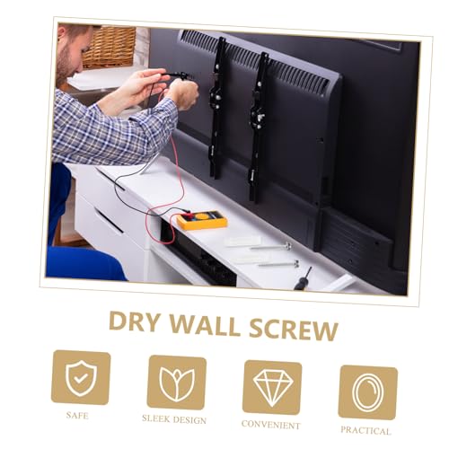 10 Sets Tv Mounting Hardware Kit Reliable Drywall Anchors and Screws for Secure Installation of Wall Mount Brackets for Tvs and Picture Hanging