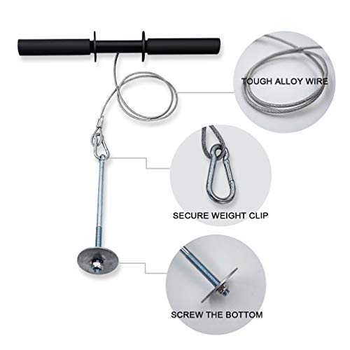 Luwint Wrist and Forearm Roller Blaster, Steel Rope Fitness Arm Exerciser Wrist Trainer Home Gym Accessories