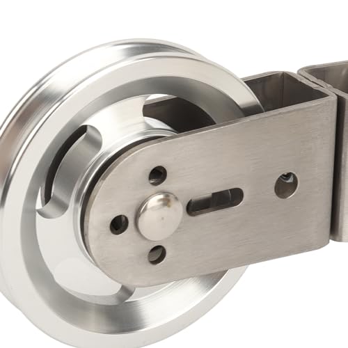 Cable Pulley Wheel, Aluminum Pulley System Attachment & Weight Pulley Wheel, Double Pulley for Triceps, Back Muscles, Home Gym, Cable Machine