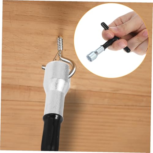 Versatile Hook Installer Tool t Handle Nut Driver for Screw-in Hooks Steel Nut Driver for Wall Decor