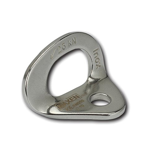 NAXEN 26kN Bolt Hanger Stainless Steel Climbing Hanger Climbing Anchor for 10 mm / 3/8" Bolt Pack of 6