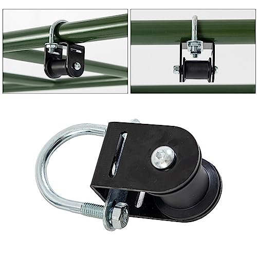 Weight Lifting Pulley Wheel Lifting Rope Pulley Loading 220lbs DIY Attachment Mute Sturdy Pull Down Wheel for Fitness Equipment Accessories - color: Screw Pulley