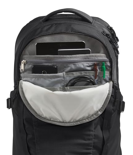The North Face Recon Everyday Laptop Backpack - Daypack, Water Repellent, Laptop Sleeve, 2 Water Bottle Pockets, TNF Black/TNF Black-NPF, One Size - color: Tnf Black/Tnf Black-npf, size: 30L