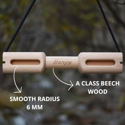 Portable Hangboard – Compact Travel Fingerboard for Strength Training & Warm-Up Durable Design | Perfect for Home & On The Go - style: Hangy