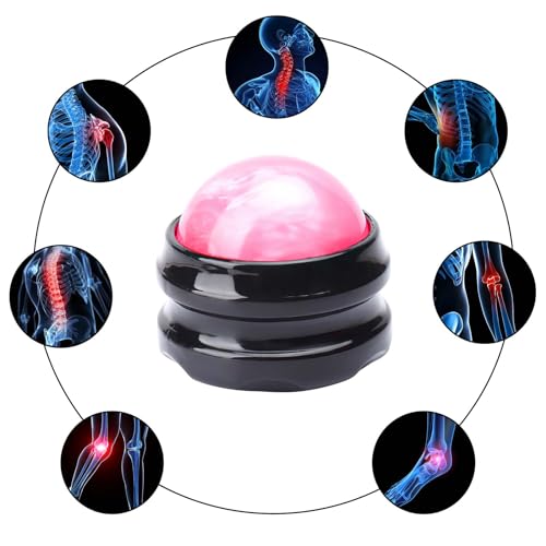 WOVTE Massage Ball, Lacrosse Balls, Self Massage Tool for Sore Muscles, Shoulders, Neck, Back, Foot, Body, Deep Tissue, Trigger Point, Muscle Knots, Yoga and Myofascial Release (Pink) - color: Pink
