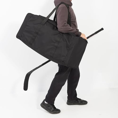 Jetstream Heavy Duty Multi Pocket Durable Sports Gym Equipment Travel Duffel Bag - color: XL 36" Black, size: 36IN