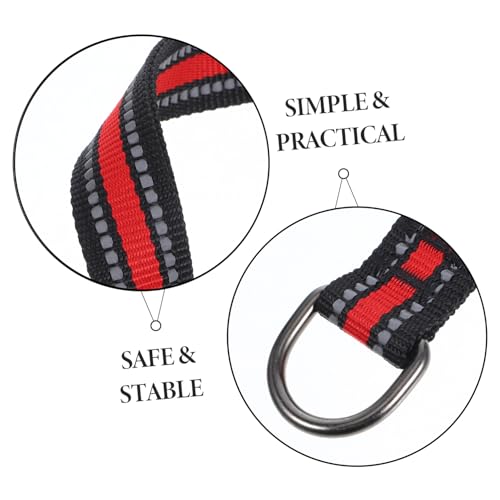 2pcs Heavy-Duty Gym Equipment Hanging Strap Versatile Fitness Connector for Tree Swings Aerial Workouts and Gymnastic Bars Durable and Easy to Install