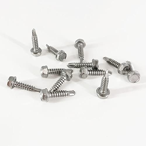 Sheet Metal Screws，Hex #8x3/4‘’（120） | Metal Fastener - color: Hex #8x3/4‘’（120）