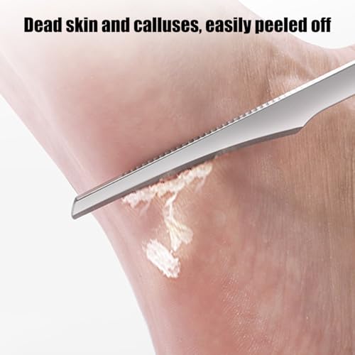 2-Pack Stainless Steel Foot Files and Callus Removers for Men Women - Foot Care Tools for Hard Skin Removal ﻿
