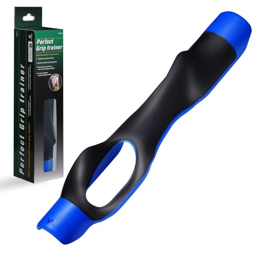 Golf Grip Trainer, Golf Training Aid for Correct Hand Position | Improve Grip Strength and Swing Technique for Better Performance, Portable Golf Club Grip Trainer for Beginners Practice