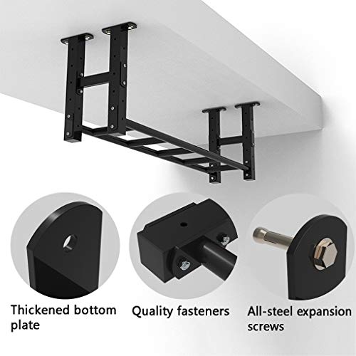 Pull-Up Bars Wall-Mounted Horizontal Bar Safe Fitness, Steel Indoor and Outdoor Climbing Frame, Multifunctional Strength Training Equipment, 2 Styles (Black Style1) - size: Style1