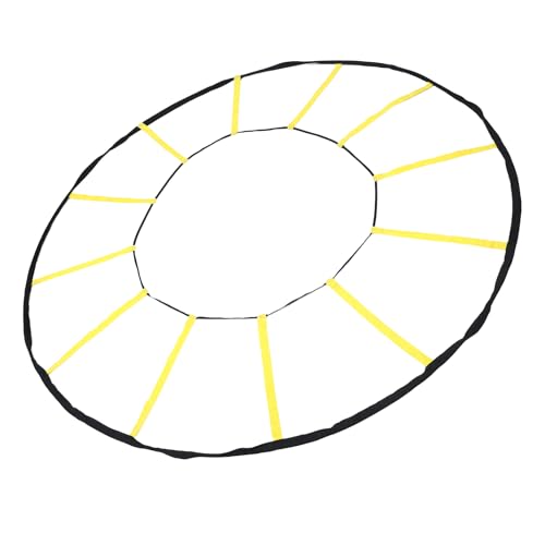 Keenso Circular Trainer, 12 Rungs Speed and Ladder for Soccer Basketball, Indoor Outdoor Sports Training