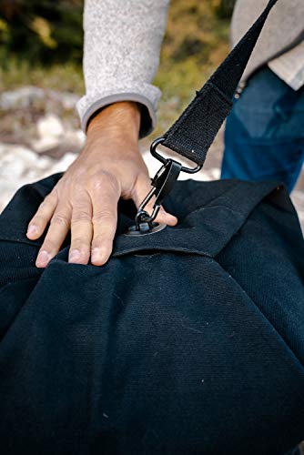 Stansport Deluxe Duffel Bag with Shoulder Strap - color: Black, size: 36" X 10" X 10" (Pack of 12)