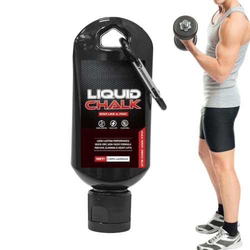 Chalk Liquid 50ml Anti-Slip Lifting Supplies | Rock Climbing Chalk for Men Women Powerlifters Weightlifters Athletes Gymnasts Trainers Competitors Gym Studio Bouldering