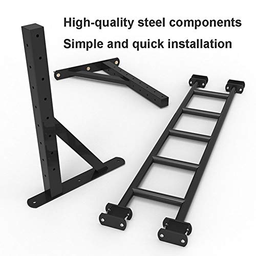 Pull-Up Bars Wall-mounted Chin Up Bar, Steel Horizontal Bar, Adjustable Distance Wall Climbing Frame, 3 Styles, Load 300KG (Size : Style 3) - size: Style 2
