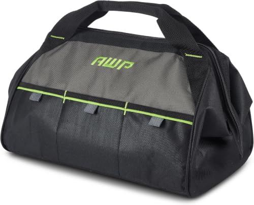AWP Tool Bags, Premium Tool Bag, Black, Durable Tool Tote, for Professionals and Contractors - size: 15 Inch (Pack of 6), style: Tool Bag
