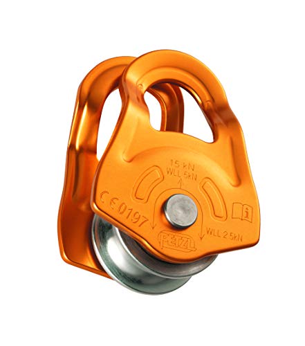 Petzl, Mobile, Ultra-Compact Pulley (Old Version), Yellow