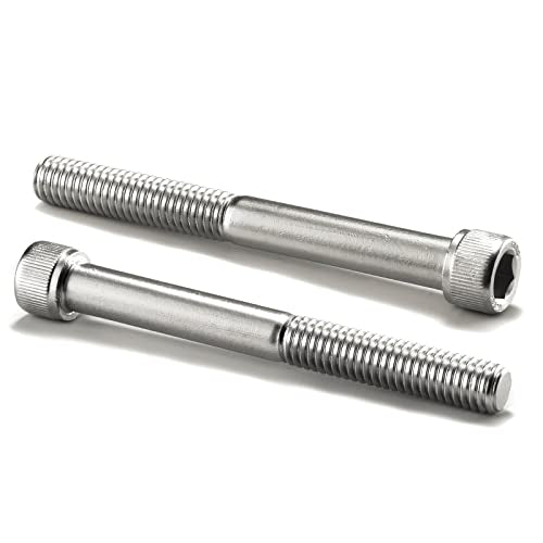 1/4-20 x 3-1/2" Socket Head Cap Screws Bolts, 20Pcs 304 Stainless Steel 18-8, Allen Socket Hex Drive, Partially Threaded, Bright Finish by SG TZH(with Hex Spanner) - size: 1/4-20 x 3-1/2"