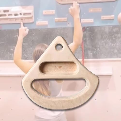 harayaa Climbing Hang Holds Fingerboard Wooden Pull for Home Outdoor