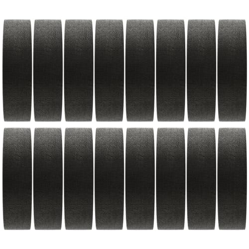 Guard-Tex® Black Finger Tape 3/4 in Self-Adhering Cotton Gauze for Trades — No Adhesive No Residue Skin Protection and Tool Grip — 16 Rolls x 90 ft — Made in USA Since 1935 - color: Black, size: 3/4 Inch