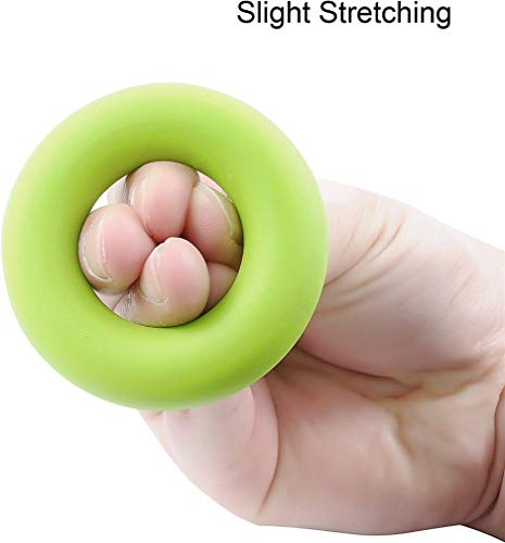 3PCS Finger Stretcher Resistance Bands Strength Trainer for Forearm Exercise Guitar Finger Strengtheners Rock Climbing 6.6 8.8 11 Pounds - color: style 6