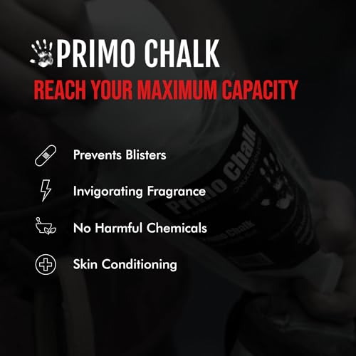 3oz. Cotton Pouch Chalk Ball: Loose Chalk for Weightlifting, Rock Climbing, & Gymnastics, Non-Toxic, Made in The USA, Superior Grip