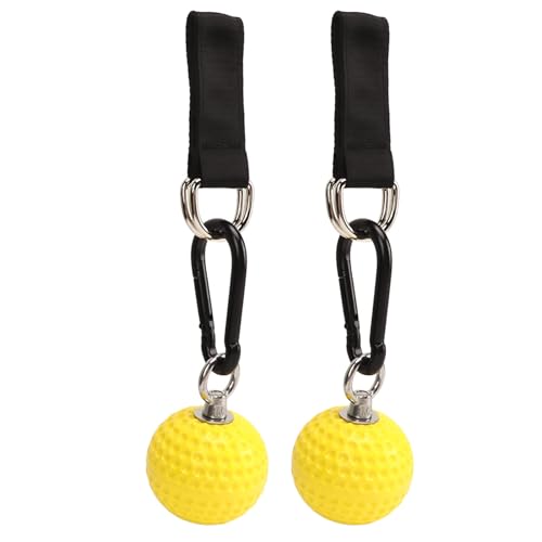 1 Pair Climbing Training Grip Balls with Straps, Pull Up Grips for Hand and Muscle Strength Training, PU Slip-Resistant Material, Indoor/Outdoor Horizontal Bar Use
