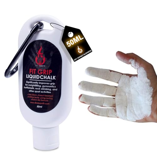 Liquid Chalk for Weight Lifting, Rock Climbing, Cross Training, & Powerlifting, Gym Approved Workout Chalk for Hands & Calluses - size: 50 ml