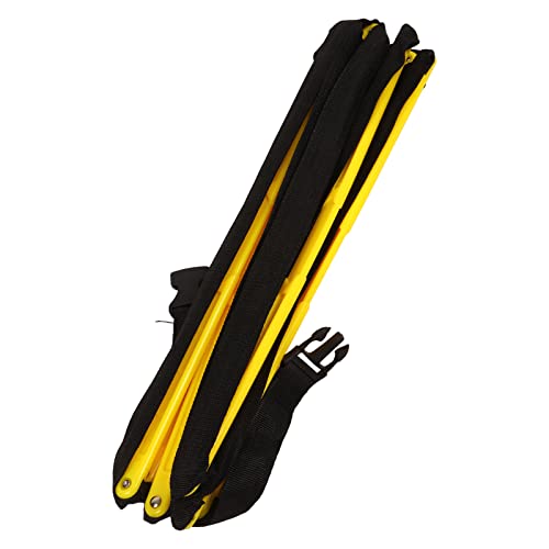 Speed Agility Training Ladder, 2.6m Fixed Rungs Football Basketball Speed Training Equipment for Athletes Sports Fitness Workout