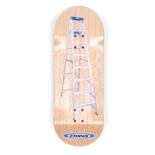 Exodus Deep Concave Fingerboard Deck (Ladder Natural Stain, 34mm)