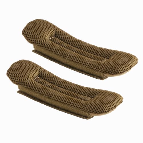 2 Pack Shoulder Strap Pad Backpack Strap Pads Tactical Vest Shoulder Pad Guitar Pad Width Up to 3.1" Compatible with Tactical Vest Tactical Sling Bag - color: khaki
