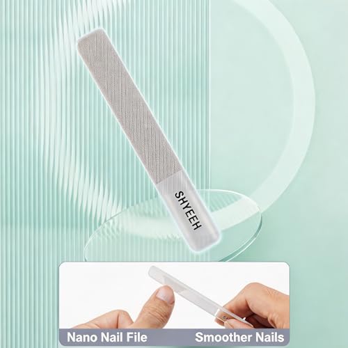 Manicure Set, 10 pcs High-Carbon Steel Nail Clippers Set, Portable Mini Manicure and Pedicure Kit, Travel Grooming Nail Kit with Leather Bag for Men and Women - color: AquaBlue