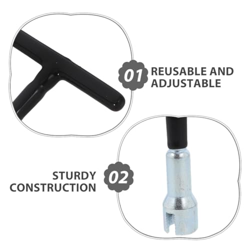 TEHAUX 4pcs Manual Wing Nut Driver Tool for Eye Screws and Hook Bolts, Portable Metal Wing Nut Tightener Hand Tool for Screw Hook Installation