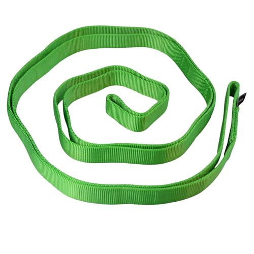 SEPEAK 25mm Nylon Tubular Webbing 1-Inch, 29kN/6520lbs, UIAA Certified Webbing Straps - color: Green, size: 150cm / 59inch | Pack of 1