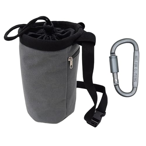 Rock Climbing Chalk Bag Talcum Powder Weightlifting Pouches Adjustable Drawstring Nonslip Storage Pouches Adjustable Drawstring Bag - color: Gray Powder Bag Dsh