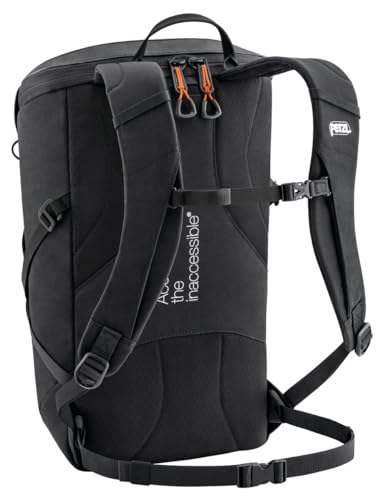 PETZL BUG Rock Climbing Backpack | For Single-Day Multi-Pitch Climbing - color: Black