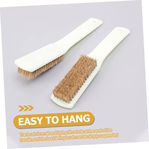 2pcs Climbing Rocks Brush Sports Cleaning Tool Natural Material for Chalk Cleaning for Bouldering and Outdoor Climbing