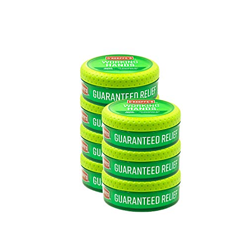 O'Keeffe's K0350002-7 Working Hands Hand Cream in Jar (7 Pack), 3.2 oz - size: 3.2 Ounce (Pack of 7)