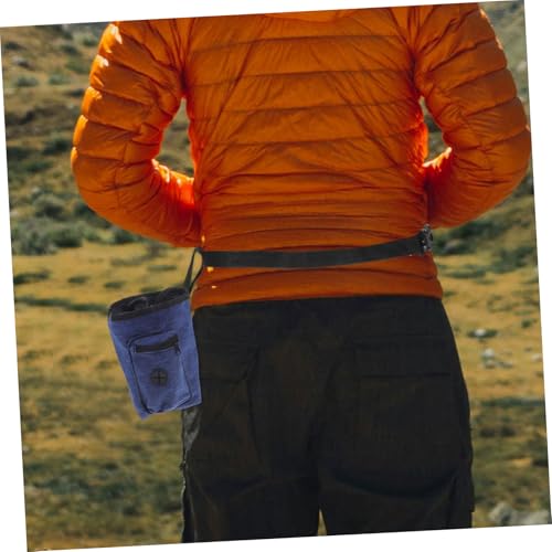 Kisangel Chalk Bag for Rock Climbing - Powder Holder with Waist Belt Lightweight and Portable for Bouldering Gym Workouts and Outdoor Climbing