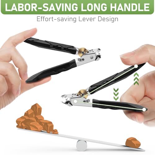 Toenail Clippers for Thick Toenails, Slanted Nail Clippers for Men, Heavy Duty Ingrown Toenail Clippers Nail Cutters, Ultra Sharp Wide Jaw Opening Nail Clippers with Long Handle - style: Large Opening Nail Clipper Set