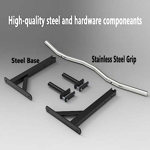 Ceiling Steel Fitness Horizontal Bar, Pull Up Bar Wall Mounted Chin Up Bar, Home Gym Strength Training Bar, Load 660 LBS