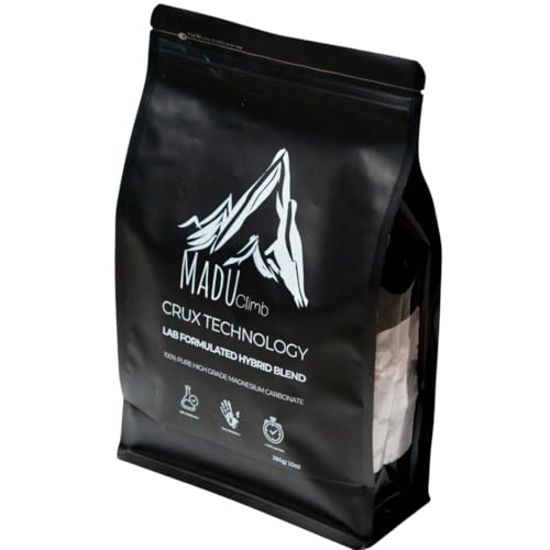 Crux Technology Sports Chalk for Rock Climbing 100% Magnesium Carbonate - style: Hybrid Blend