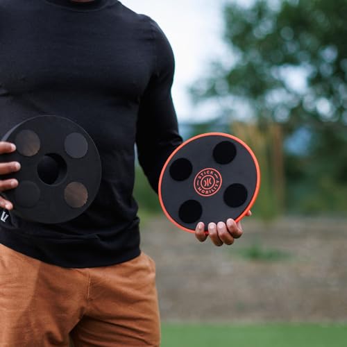 TriSlider | Exercise Glider Discs, Balance and Stability Trainer for Hands & Feet to Improve Coordination and Engage Core Strength.