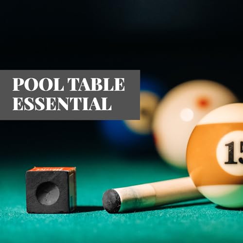 Junkin Pool Chalk Cubes for Billiard Cue Sticks, 48/72/108Pack Options, Table Accessories for Clubs, Bars & Home - color: Black