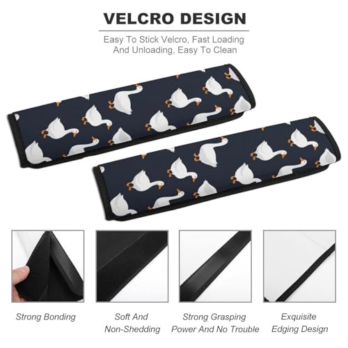 1 Pair Cute Animal Goose Seat Belt Shoulder Pad Soft Padded Seat Belt Cushion for Adult Use, Stroller Pushchair High Chair, Pressure Relief - color: Pattern 666