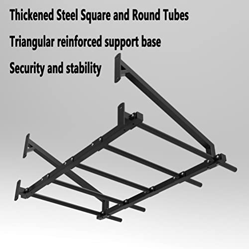 Wall Mounted Pull Up Bars/Climbing Frames, Home Gym Heavy Duty Fitness Horizontal Bar, Load 300kg