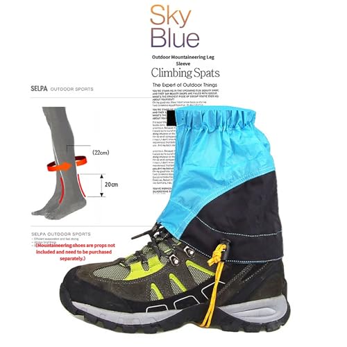 for Hiking in Snow Sand Conditions Light Weight Ripstop Nylons Regulable Fit Regulable - color: OR